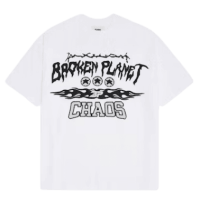 Broken Planet Chaos T-shirt White